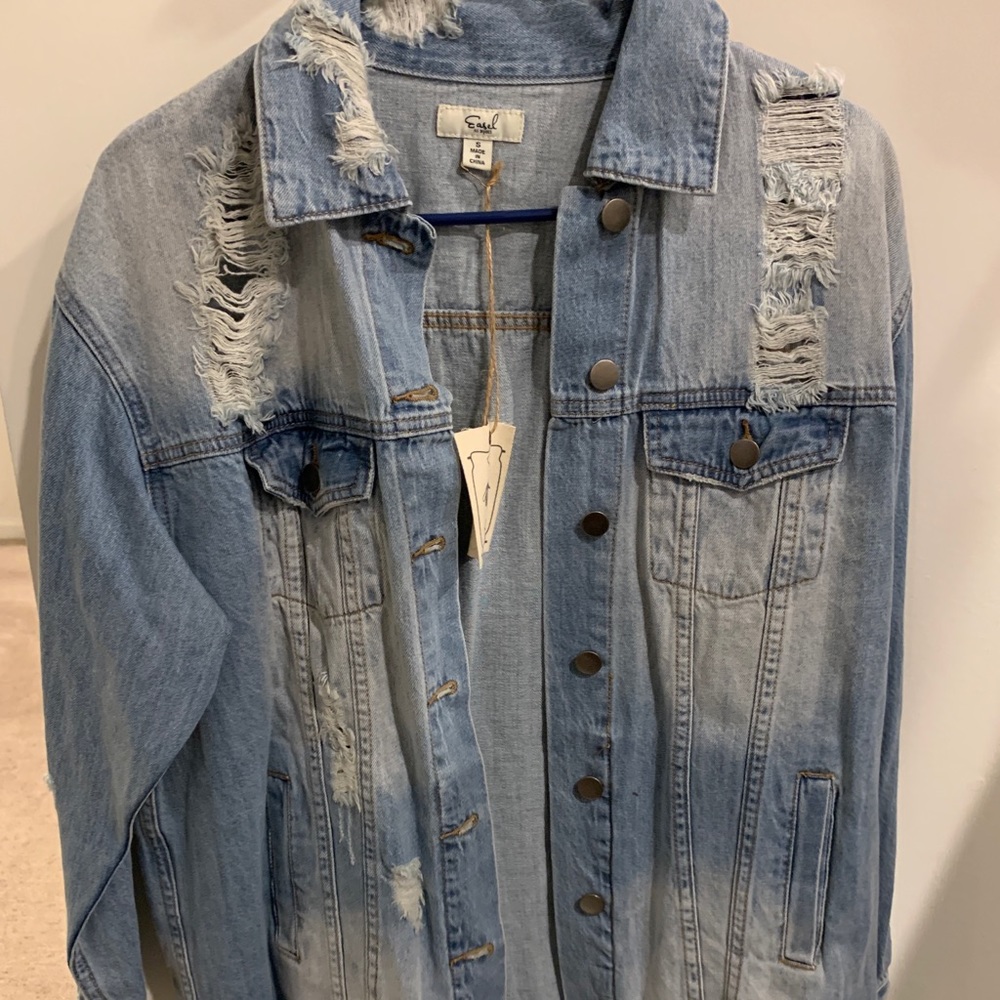 Brand New oversized jeans jacket with tags